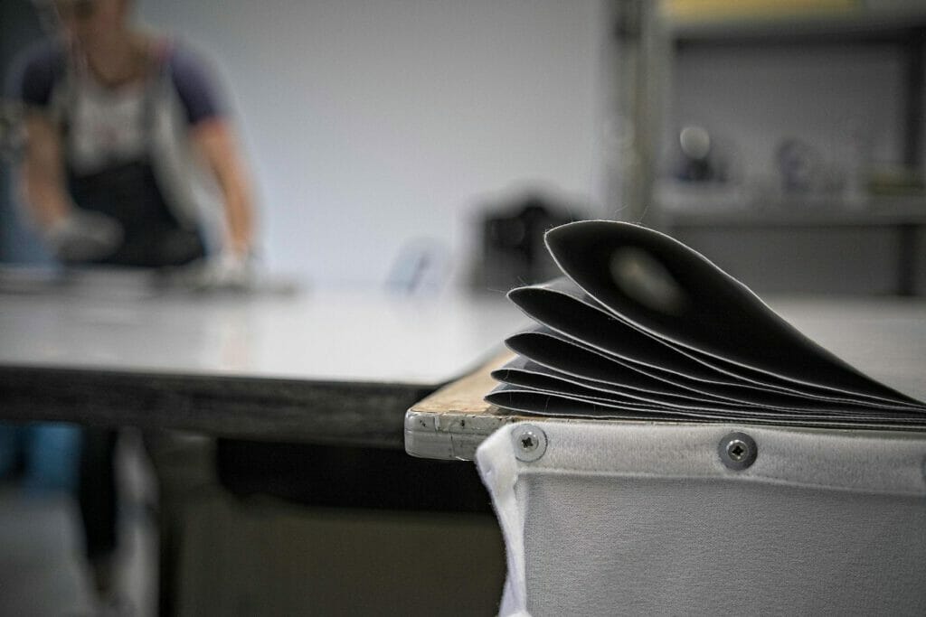 Material-Detailaufnahme